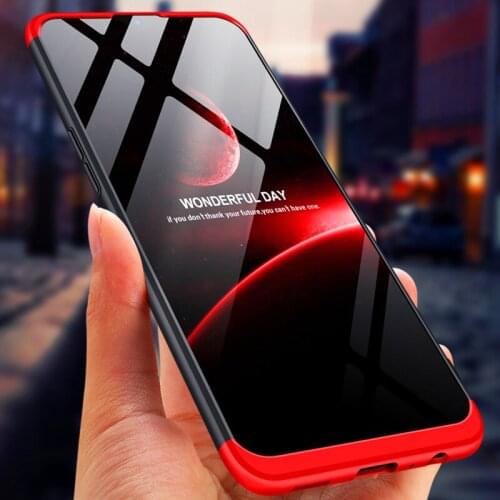 Oppo Reno Z RenoZ Cover 360 Case Colored 360 Full Protected Cover Hard Case for Oppo RenoZ Shockproof Cover with Glass Protector