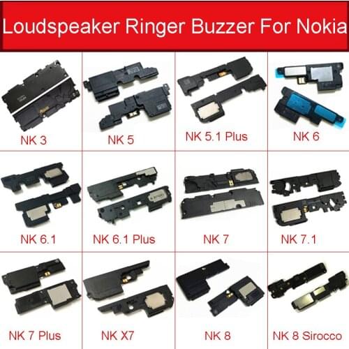Loud Speaker Ringer For Nokia 9 3 4.2 5 6 7 5.1 6.1 7.1 Plus 8 sirocco X5 X6 X7 X71 LouderSpeaker Buzzer Flex Cable Replacement