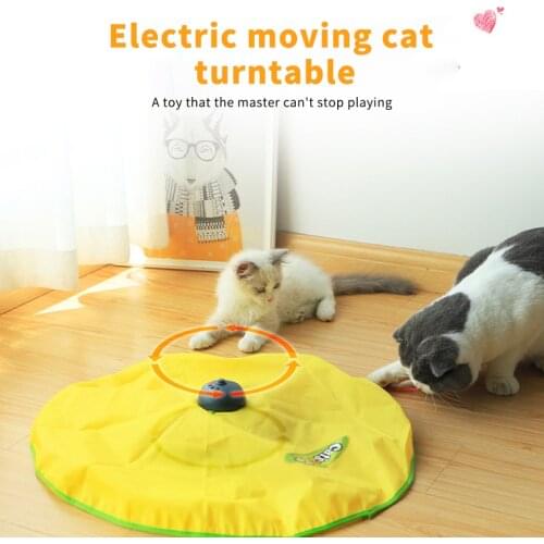 4 Speeds Adjustment Cat Toy Catch Undercover Mouse Fabric Cats Meow Interactive Electronic Toy Creative Pet Puppy Cat Toy