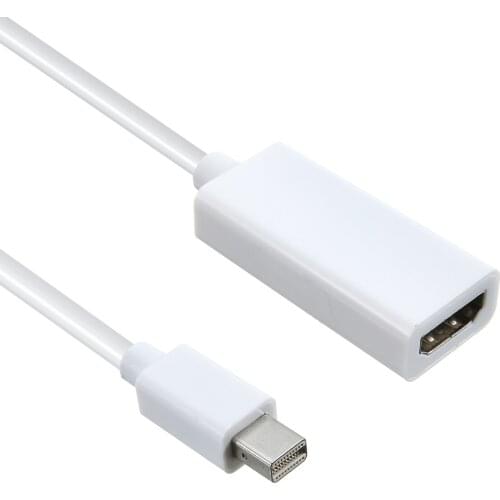 Mayitr 1pc Mini DP Adapter Cable for Apple Mac Macbook Pro Air Notebook DisplayPort Display Port DP To HDMI-compatible Converter