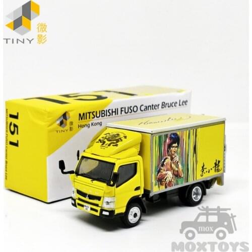 Tiny 1:76 MITSUBISHI FUSO Canter Bruce Lee Diecast Model Car