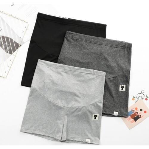 Summer Thin Maternity Short Legging Adjustable High Waist Belly Underpants Clothes for Pregnant Women Pregnancy Bottoms 3XL