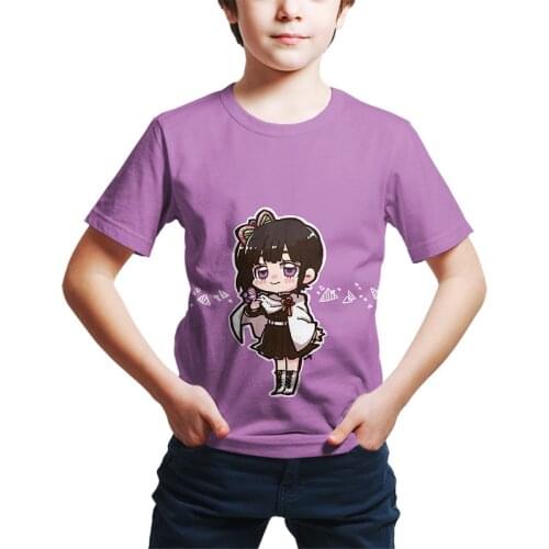 Devils Killer Anime Summer New Childrens T-shirt 3D Printing T-shirt Boy Girl Cool Shirt Tops Short Sleeve Round Collar