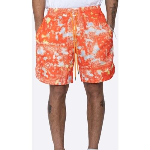 Mens New Summer Loose Casual Breathable Five-Cent Pants Outdoor Exercise Fitness Jogging Beach Style Training Midwaist Shorts