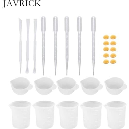 Silicone Mixing Cup Mold Material Tool Set Spoon Finger Hood Epoxy Casting Mold Craft Tool DIY Accessories Jewelry Making Tool