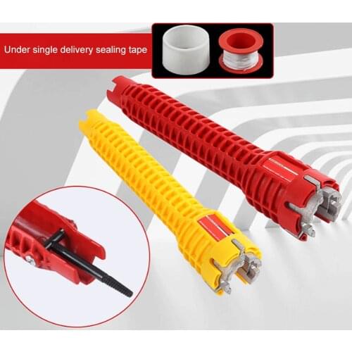 2021 NEW Wrench 8 In 1 Faucet And Sink Installer Double Head Water Pipe Spanner Multi-purpose Wrench Plumbing Toilet Bath Tools