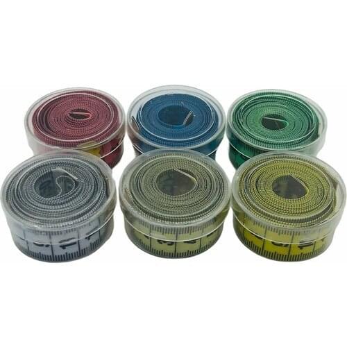 Poet Millinery Classic Double Way 150 cm Boxed Tape Measure Different Colors 6 Pcs