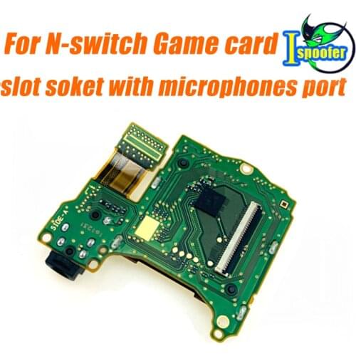 Professional Game Cartridge Card Slot Replacement Reader Console Headphones Jack Port Socket for Nintendo Switch Repair Parts Ac