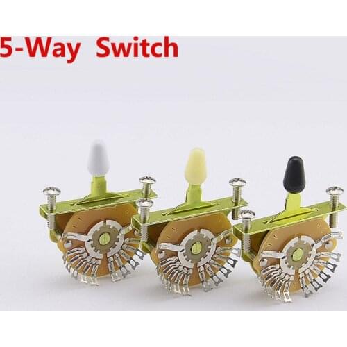 【Made in Korea】1 Piece Oak Grigsby 2-Pole, Single Wafer, 5-Way Super Switch For Electric Guitar