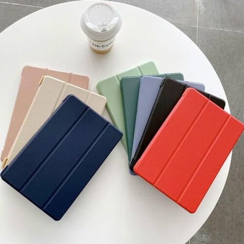 3 Folding folio Case For Huawei Mediapad M6 M5 Lite T5 10 Honor V6 Cover For Matepad Pro 10.8 10.4 T10S 10.1 inch soft Cases