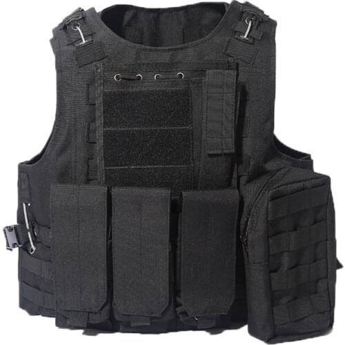 Molle Airsoft Tactical Vest Combat Hunting Gear Quick Release Training Equipment Airsoft 094KM4 Magazine Pouch Police Molle Vest