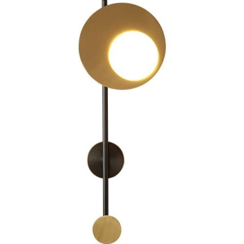 Contemporary LED Wall Sconce Personality Parlor Hallway Background Wall Lamp Nordic Art Decor Lighting Fixture Drop Shipping