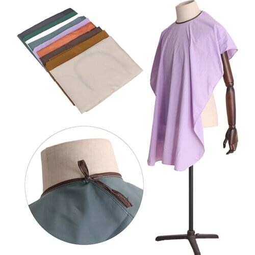 Hair Cutting Collar Colouring Cape Barber Hairdressing Hair Dye Perm Cape Waterproof Barbers Cape Gown Cloth 110*70CM