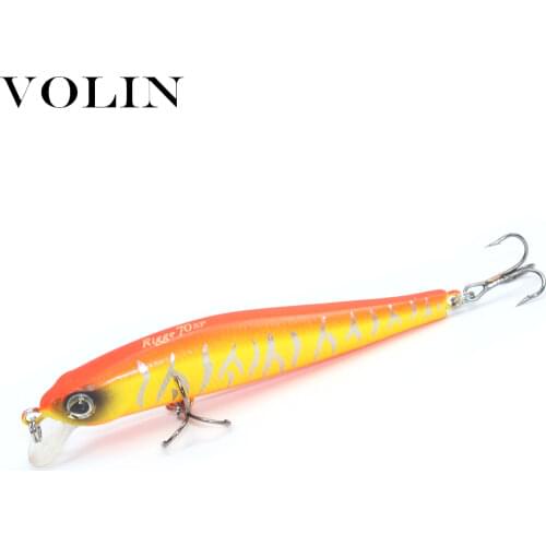 VOLIN 1pc NEW Magnetic Brake System Fishing Wobbler 70mm 5g Hard Minnow Bait Artificial Bait Swimbait for pike perch