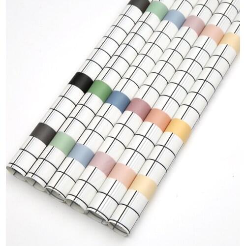 20Sheet Waterproof Plaid Kraft Paper Packaging Flower Bouquet Paper Gifts Florist Decoration Wrapping Paper Diy Materials