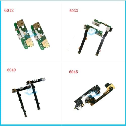 10pcs Original USB Charger Dock Connector Charging Port Microphone Flex Cable For Alcatel 6012 6032 6040 6045