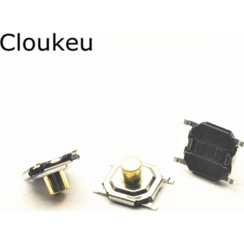 100Pcs Touch micro switch Copper 4*4*5MM 4X4X5.0MM SMD4