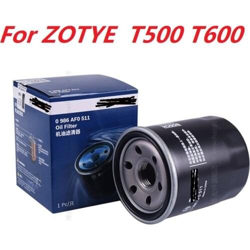 Auto car engine oil filter for Zotye T600 2008 Z700 T300 T500 Z500 automobile vehicle cleaner