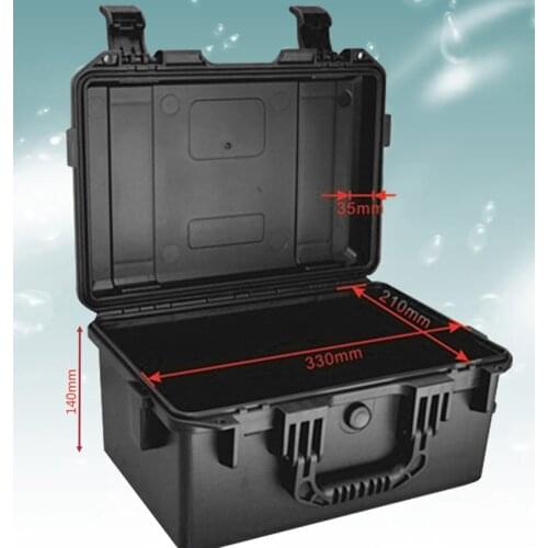 IP67 hard plastic Instrument case thickened portable plastic case tool box