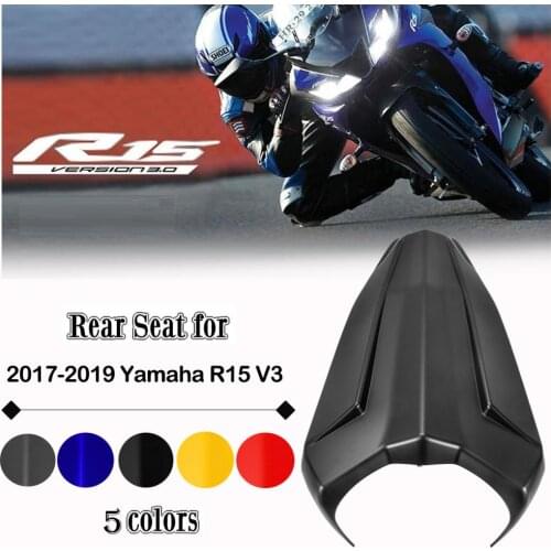 Seat Cowl For Yamaha YZF R15 V3 Rear Passenger Seat Cover Tail Fairing 2017 2018 2019 V3 YZFR15 Accessories Motorcycle Covers