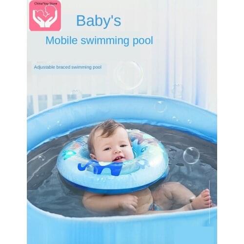 Baby Swimming Pool Foldable Clip Net Holder Insulation Bucket Baby Bath Bucket Insulation Bath Bucket Newborn Bath Tub
