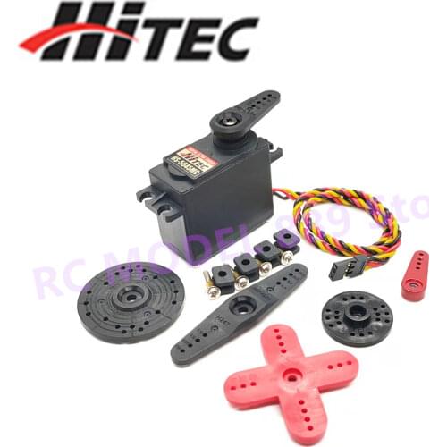 Hitec HS-5645MG 4.8V-6V High Torque Metal Gear Digital Servo For Fixed Wing Aircraft Helicopters 1:8 And 1:10 Vehicles Toys