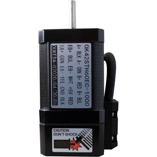 42STH60EC-1000 Nema17 42 Encoder Stepper Motor 0.7NM 1.8A 1000 line Encoder Stepping Motor Photoelectric AB differential signal