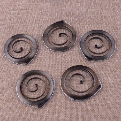LEATOSK 5Pcs Pull Recoil Starter Spring 42821900600 Fit for STIHL TS410 TS420 TS700 TS800 TS480i TS500i