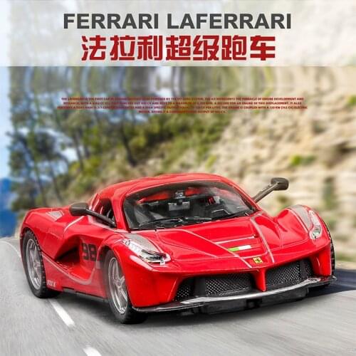 1/32 FERRARI FXX K Alloy Car Model Metal Sports Car Toys For Chidlren Sound And Light Toy Vehicles Kids Boys Birthday Gifts