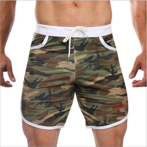 2020 New Fashion Men Sporting Beaching Shorts Trousers Cotton Bodybuilding Sweatpants Fitness Short Jogger Casual Gyms Men Short