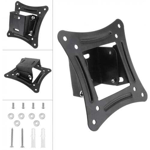 TV Wall Mount Bracket Fixed Flat Panel TV Frame Support 15 Degrees Tilt Angle for 14-26 Inch LCD LED Monitor Flat Panel