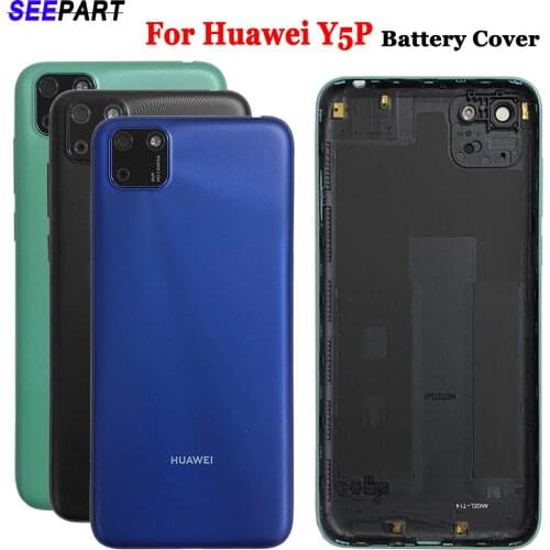 Original For Huawei P Smart 2019 Back Battery Cover POT-LX3 POT-L23 POT-LX1 POT-L21 POT-LX2 Door Housing case Rear Glass parts