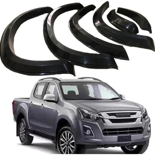 Fit for ISUZU D-MAX 2015 2016 2017 2018 2019 high quality ABS small wheel eyebrows
