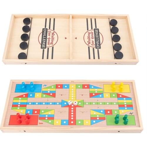 Bouncing Chess Catapult Chess Bumper Interactive 2-in-1 Parent-child Interaction Catapult Board Game Table Hockey Toy