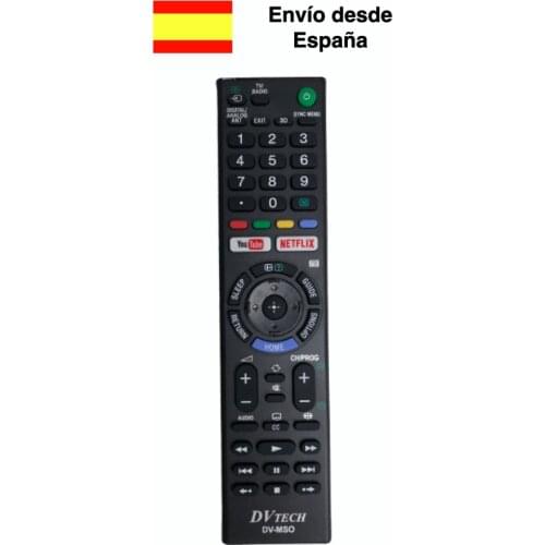 Mando distancia Sony smart tv universal control remoto televisión inalambrico preconfigurado