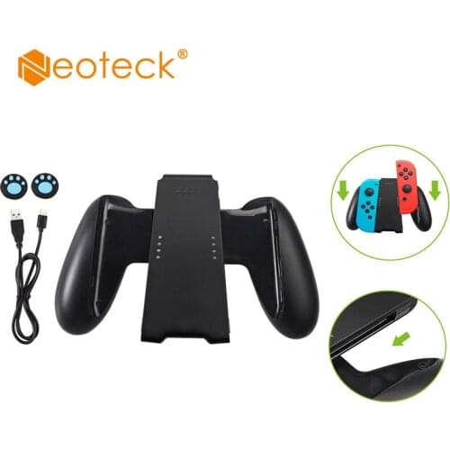 Neoteck Charging Grip with 1500mAh Battery With Type-C-Compatible Charging Cable For Nintendo Switch Joy Con