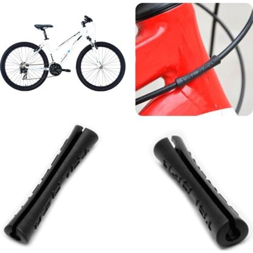MTB Bicycle Brake Wire Protective Sleeve Pipe Rubber Shift Cover Bikes Accessory