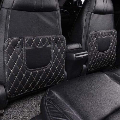 1x Car Seat Back Protector Pad Kick Mat Anti Dirty Mud-keep Automobiles Interior Anti-Child-Kick Pad Covers Easy Clean