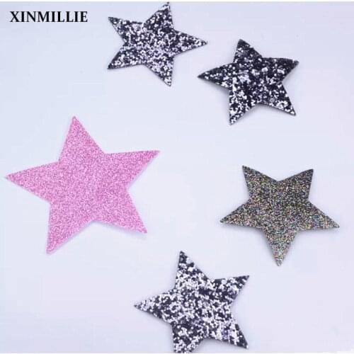 10pcs/lot BlingBling star design crystal hotfix rhinestone motifs iron on transfer rhinestone patches applique for clothing shoe