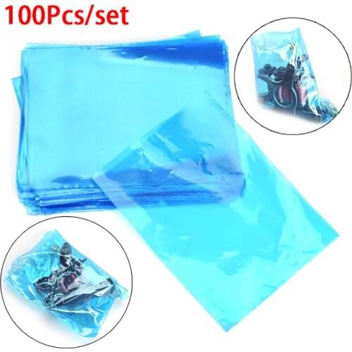 100Pcs/lot Tattoo Machine Clip Cord Sleeve Bag Tattoo Disposable Cover Storage Pouch Wholesale