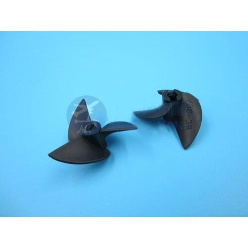 8PCS Nylon Propeller CW CCW 3-blade Props Fully Submerged Propellers Paddle for RC Boats Jet Boat DIY Acc