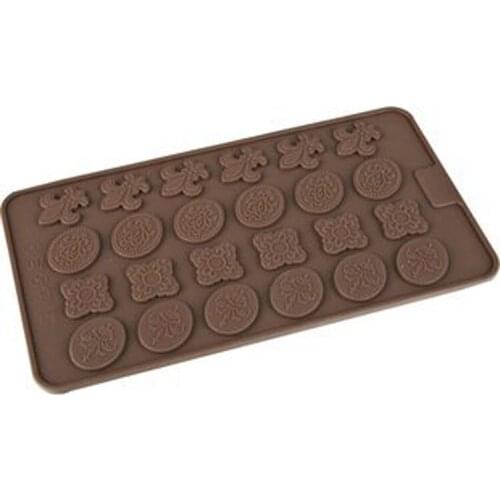 Free Shipping 24 Kinds of Leaf Chocolate Mold Cooking Tools Silicone Mould Fondant Sugar Bow Craft Molds Diy Cake Decorating
