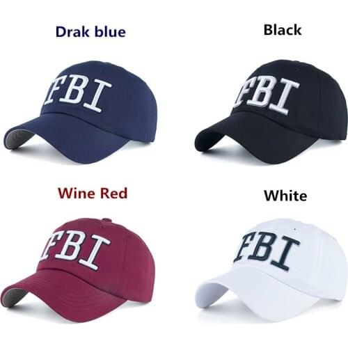 HOT Fashion FBI Cap Outdoor Hat 4 Panel Baseball Hat Brand Snapback Cap Bone FBI Snapback For Men High Quality Tactical Cap Hat