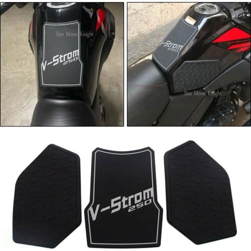 DL250 V-STROM Motorcycle stickers moto Anti slip Tank Pad Decal sticker protects knee grip fuel tankpad For Suzuki DL 250 VSTROM
