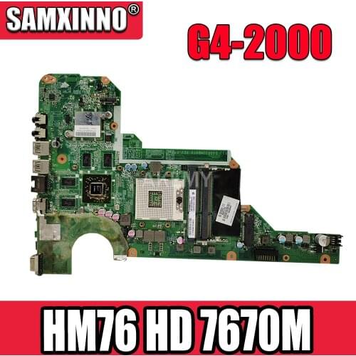 For HP G4-2000 G6-2000 G7-2000 680570-001 Laptop Motherboard 680570-501 DA0R33MB6F1 DA0R33MB6F0 HM76 HD 7670M