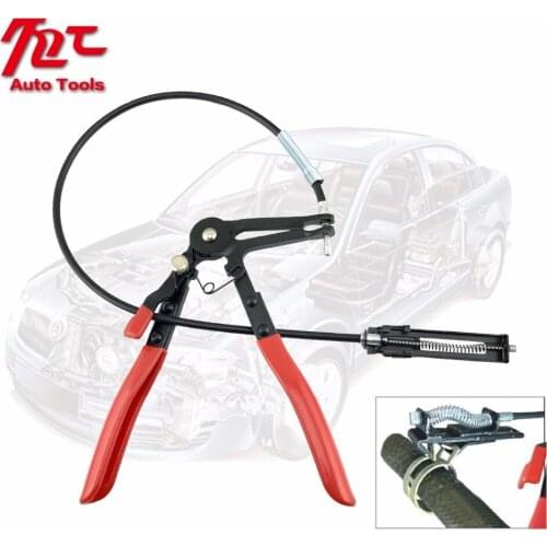 Cable Type Flexible Wire Long Reach Hose Clamp Pliers Multi-tool Car Repairs Removal Hand Tools Auto Vehicle Tools Alicate