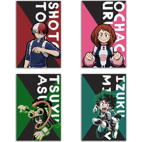 Canvas Painting Anime Posters My Hero Academy Modern Home Decoration Print Wall Art Mural Kids Birthday Gift Room Decor