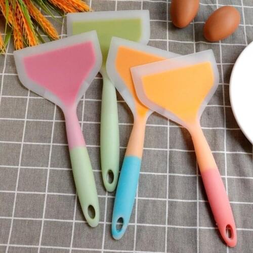 Kitchen Lager Silicone Cooking Spatula Heat Resistant Nonstick Cooking Utensil Kitchen Utensil Baking Scraper Kitchen Pastry