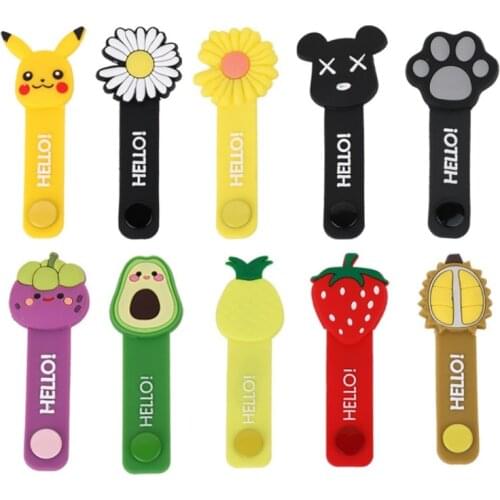 Fashion Cartoon Cute Cable Winder Earphone Data Cable Charging Cable Compact and Portable Cable Organizer