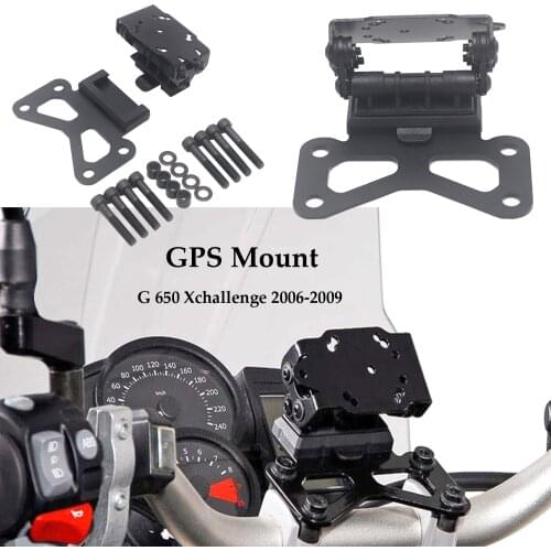 Motorcycle Front Phone Stand Holder Smartphone Phone GPS Navigaton Plate Bracket For BMW G 650 Xcountry 2006-2009